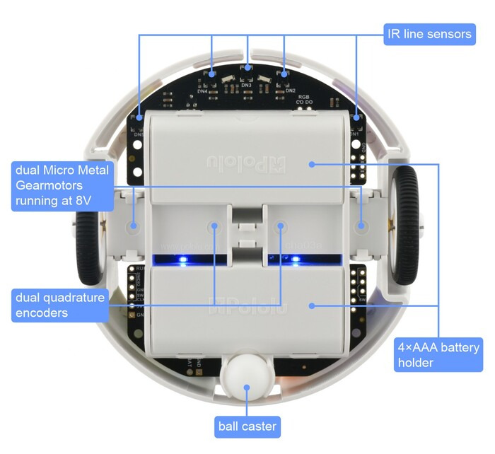 Pololu 3pi+ 2040 robot